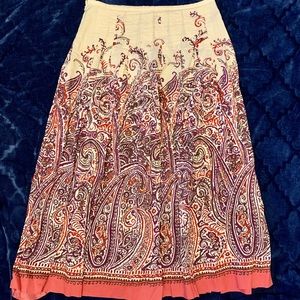 Talbots Maxi Cotton Skirt